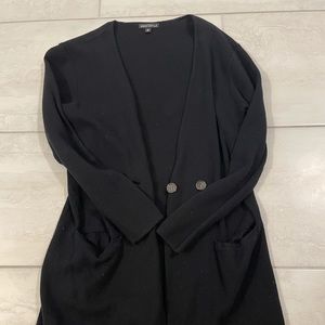 Black sweater cardigan